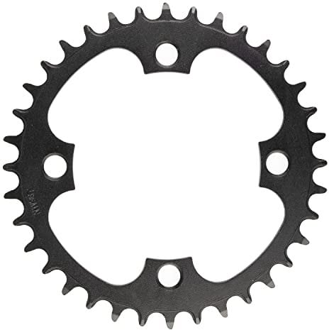M-Wave Unisex-Adult PD-R4-A-NW E-Bike Kettenblatt, für 1/2 x 3/32 & 11/128 Ketten, für Brose, Bosch, Shimano…, Lochkreis 104 mm, Schwarz, 20 x 20 x 1 cm
