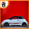 JOEMONKEY Adesivi Auto Accessori Tuning - Decorazioni con Strisce Adesive Laterali Universali per Carrozzeria – Adesivo (500 595 695 Abarth, Colore rosso lucido) – Made in Italy