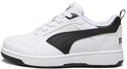 PUMA Kinder Rebound V6 Lo Sneakers 33, White Black