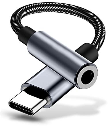 Adaptador Usb C a jack 3.5 mm,Adaptador Auriculares Tipo C, USB Type C jack Headphone Audio Adapters,Compatible Samsung Galaxy S21 S21+Note20 S20 Ultra,Huawei P40/P30 Pro/Mate 20/30,Xiaomi9/8