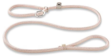 Wolters Moxonleine K2 Hundeleine Nylon Hunde Leine Aqua S-M (Sepia rosa, 9mm)