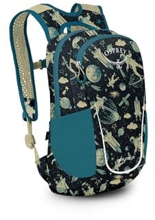 Osprey Daylite Jr. - Zaino da hiking per bambini - Divertimento quotidiano - Space Travel Print/Antique Blue O/S