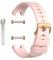 Bracelet en silicone bracelet de remplacement for Garmin Lily smartwatch accessoires montres (Color : Pink)