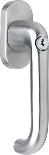 Fenstergriff VA ma 20-40mm U-Form,verschließbar DENI