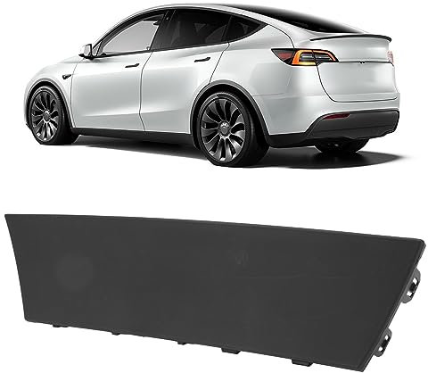 Generic Abdeckung der Hinteren Stoßstangen-Anhängerkupplungskappe, 1494009 00 B, Schwarz, Praktisch, Acrylnitril-Butadien-Styrol, für Model Y 2020-2023