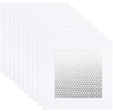QUARKZMAN Parche de Reparación de Pared de Aluminio 4 x 4 Malla de Fibra de Vidrio Autoadhesiva sobre Placa Galvanizada 10 Unidades
