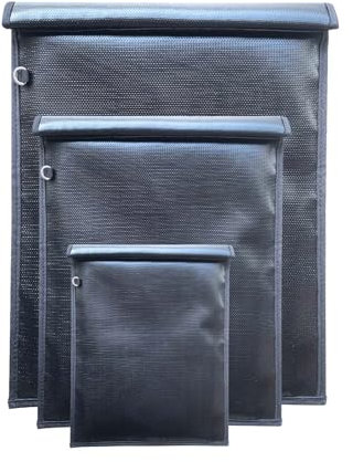 Faraday Taschen für Laptops, Tablets, Handys, Autoschlüssel, Radio, Faraday-Schlüsselanhänger-Schutz, feuerfeste und wasserdichte RFID-Signalblockiertasche, Datenschutz für elektronische Geräte, 3