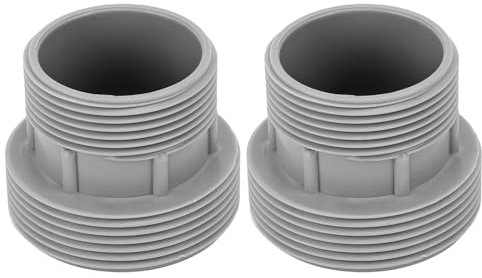 SIXRUN 2PCS Adaptateur de Conversion de Tuyau de Piscine Adaptateur de Tuyau de Pompe de Filtre de Piscine Universel en Plastique avec Joints de Connecteur pour 4560 pour 58254