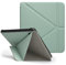 Tenano Hülle für Tolino Vision Colour 2024, Kobo Libra Colour (Modell: N428), Origami Cover mit Auto Sleep/Wake - Agave Grün
