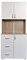 HTI living Küchenschrank Weiß/Sonoma Blanca Küchenbuffet Hochschrank