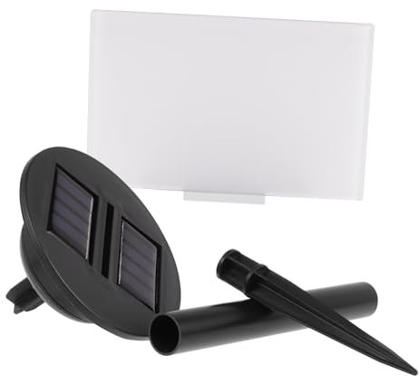 KONTONTY Elegant Solar Lawn Lamp with Heat Transfer Plate Led Garden Light Memorial Solar Decorative Yard Light