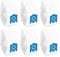 Lot de 6 sacs d'aspirateur 3D Airclean de rechange pour Miele GN pour Miele Classic C3 C2 C1 S2 S5 S8 S400 S270 Series