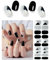 Wahrshei Nagelfolien | B Glitter UV Gel Nagelfolie | Nagelfolie Selbstklebend | Gel Nail Stickers, Gellack Wraps für Nagel