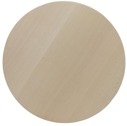 Tabla de madera redonda de 40 cm para picar pizzas, aperitivos de queso de haya