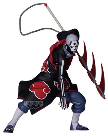 BANPRESTO Hidan Naruto Shippuden Vibration Stars (verb) 5-inch Multicolor Action Figure BP29183P Collectible Figure Best for Anime Fans