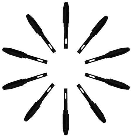 Paquet de 10 Pointes de Stylet de Rechange pour tablettes Hui-on PW100 PW201 Pen H610 ProV2 H640P H950P H1060P HS610 H1161 H320M HS64 - Lisse, Durable et Parfait