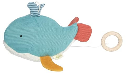 SIGIKID Spieluhr mit Wunschmelodie Einschlafhilfe für Neugeborene Stofftier Babyspielzeug aus Bio-Baumwolle Geschenk zur Geburt für Babys ab Geburt für Babys und Kleinkinder Unisex
