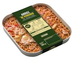 Arroz de verduras Hacendado Bandeja 280 g Pack 2
