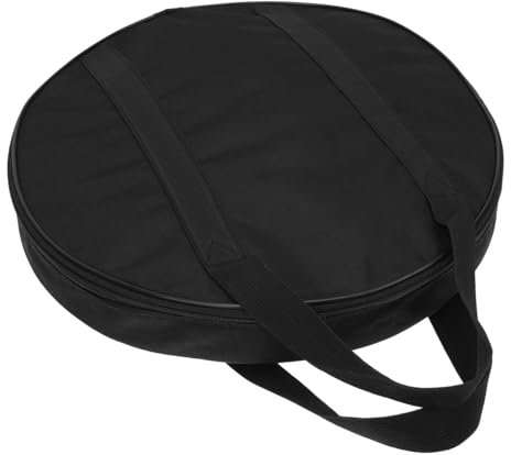 PartyKindom Gong Tragetasche Aus Oxford- Wasserdichte Schutztasche Für Cymbals Langlebig Und Bequem Zu Tragen Für Reisen Mit Instrumenten Schwarz