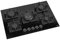 Ferre SC035-75cm Built-in Gas Hob - 5 Burners - Black Glass - Cast Iron Pan Supports