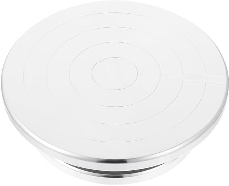 Alipis Piatto Girevole per Ceramica in Alluminio Leggero Tornio Argilla Professionale per Modellare Terracotta e Pasta Modellare Base Stabile per Scultura Clay Crafts