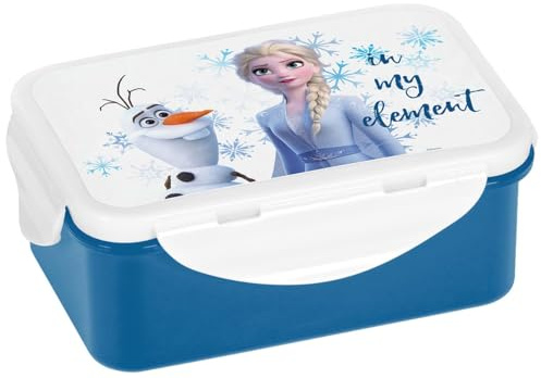 Gedalabels Brotdose Eiskönigin Elsa & Olaf 650ml PP| Brotbox | Lunchbox | luftdicht | lebensmittelecht