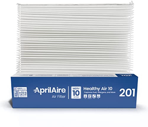 AprilAire 201 Replacement Furnace Filter for AprilAire or Space-Gard 2200 or 2250 Whole-House Air Purifiers - MERV 10, 20x25x6 Air Filter (Pack of 1)