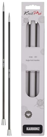 KnitPro Karbonz Lange Nadeln 10 (25cm) | 4mm