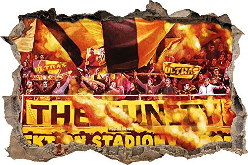 Dortmund Ultras, 3D Wandsticker Format: 92x62cm, Wanddekoration