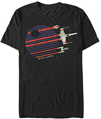 STAR WARS Herren Rebel Flyby T-Shirt, schwarz, 3X-Groß