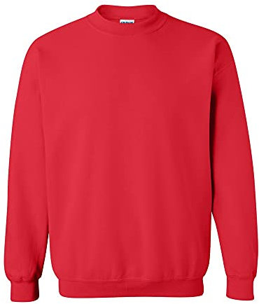 Gildan Heavy Blend Unisex Adult Crewneck Sweatshirt (S) (Red)