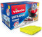 Vileda Ultramat Turbo Set complet de nettoyage des sols Avec raclette et seau muni d’une essoreuse PowerSchleuder + chiffons de nettoyage en microfibre