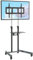 HFTEK - Mobile Fernseh-Monitor-Halterung Ständer Rollwagen mit TV-Adapter für Bildschirme 32-70 Zoll – VESA max. 600x400 – mit Ablagefläche (ST04H)