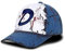 Pandacos Clementines Hut Blood Stain & Dirt Dead Zombies Baseball Cap Halloween Cosplay Zubehör Unisex Schiefer, blau, Einheitsgröße
