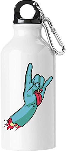 Rock And Roll Zombie Hand Touristische Wasserflasche