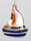 condecoro Boot Christbaumschmuck Segelschiff Christbaumkugel