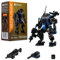 MyBuild Armed Forces 5022 - Mecha Styker Mattoncini da Costruzione Robot Blocchi Costruzione Forze Armate - Nero