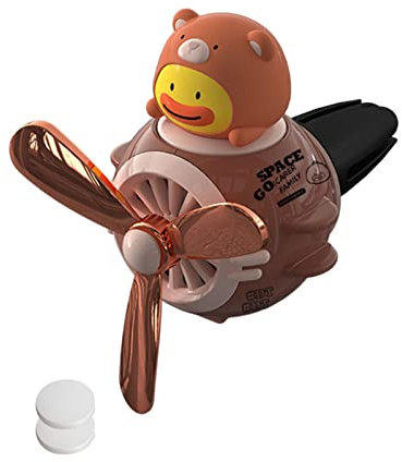 Auto Lufterfrischer Cartoon Bär Pilot Auto Lufterfrischer, Automotive Air Outlet Lüfterfrischer Duft Auto Lufterfrischer, Auto Duft Diffusor Luftentlüftung Auto Parfü Aromatherapie Ornament