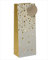 Silver & Gold Patterned Bottle Gift Bag with Tag Gift Wrapping Essentials 689089