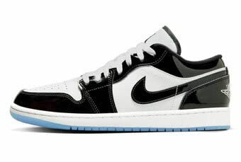 Nike Air Jordan 1 Low Herren Schuhe Weiß/Schwarz DV1309-100 9.5, Weiß/Schwarz, 42.5 EU