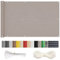 MAIFENGL Balkon Sichtschutz Balkonabdeckung Balkonverkleidung Blickdichte UV-Schutz Wetterfest Polyester, mit Ösen, Kabelbinder & Korde- Taupe|| 120x400cm