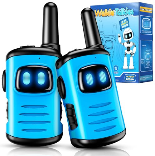 Adeokay Walkie Talkie für Kinder, Geschenk Junge 3 4 5 6 7 8 Jahre Spielzeug ab 3-10 Jahre Junge Weihnachten Geschenke Kinder Spielzeug ab 3-8 Jahre Jungen Geschenkideen für 3-8 Jährige Jungs