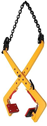 Pinza di fissaggio per bordi, 500 kg, morsetti di sollevamento verticali, per sollevamento e trasporto, pinza di sollevamento per marciapiede, supporto in pietra, apertura regolabile 33-70 cm