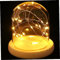 jojofuny Batteriebetriebene Tischlampe -sterne Glaskuppel Nachtlicht Elegantes Design Für Schlafzimmer Festgeschenk Für Paare