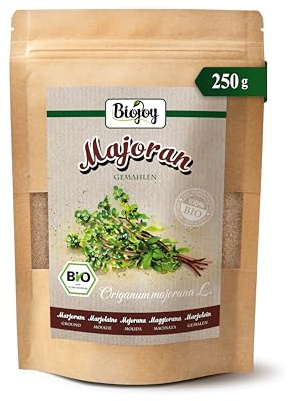 Biojoy Mejorana BIO molida, especia en polvo, 250 g | De Egipto, Origanum majorana L.