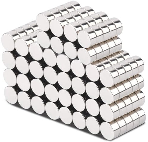 MIN CI 200 Stück Mini Magnete Stark Rund, 6x3mm Neodym Magnete Kleine, Magnete für Whiteboard, Magnete für Magnettafel Kühlschrankmagnete Flach Magnete Kaufen