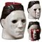 Fehodun Michael Myers Kerzenhalter Michael Myers Statue Gruselige Party Kerzenständer Blutende Augen Dekoration Halloween Rote Kerze für das Abendessen bei Kerzenschein,Wohn,Esszimmer und Schlafzimmer