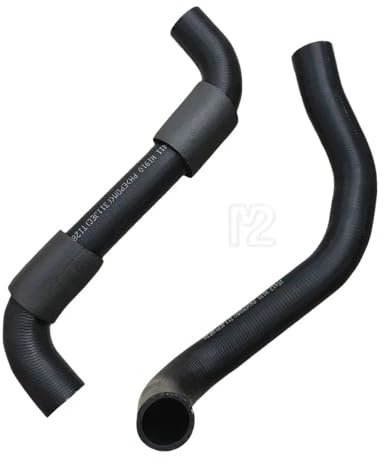 MKKDYC Refrigerante Manguitos Compatible con Hyundai para Terracan 2.9 Manguera De Entrada del Radiador De Agua, Manguera De Entrada del Radiador, OEM: 25411h1910 25412h1901(25411-25412A -a Set)