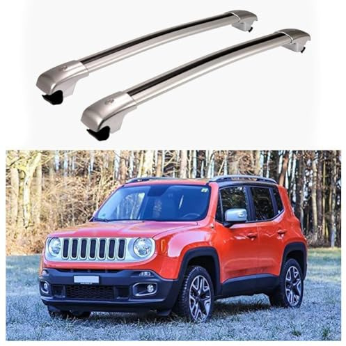 ODFSF Auto Dachträger für Jeep Renegade 2015-2020,Dachgepäckablage Schmutzabweisend Auto Gepäckträger Fahrradträger Skitrager,B