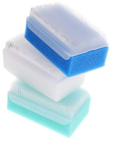 Didiseaon Lot De 3 Éponges De Bain Shampoing Massage Matériau Doux Pour Un Nettoyage En Douceur